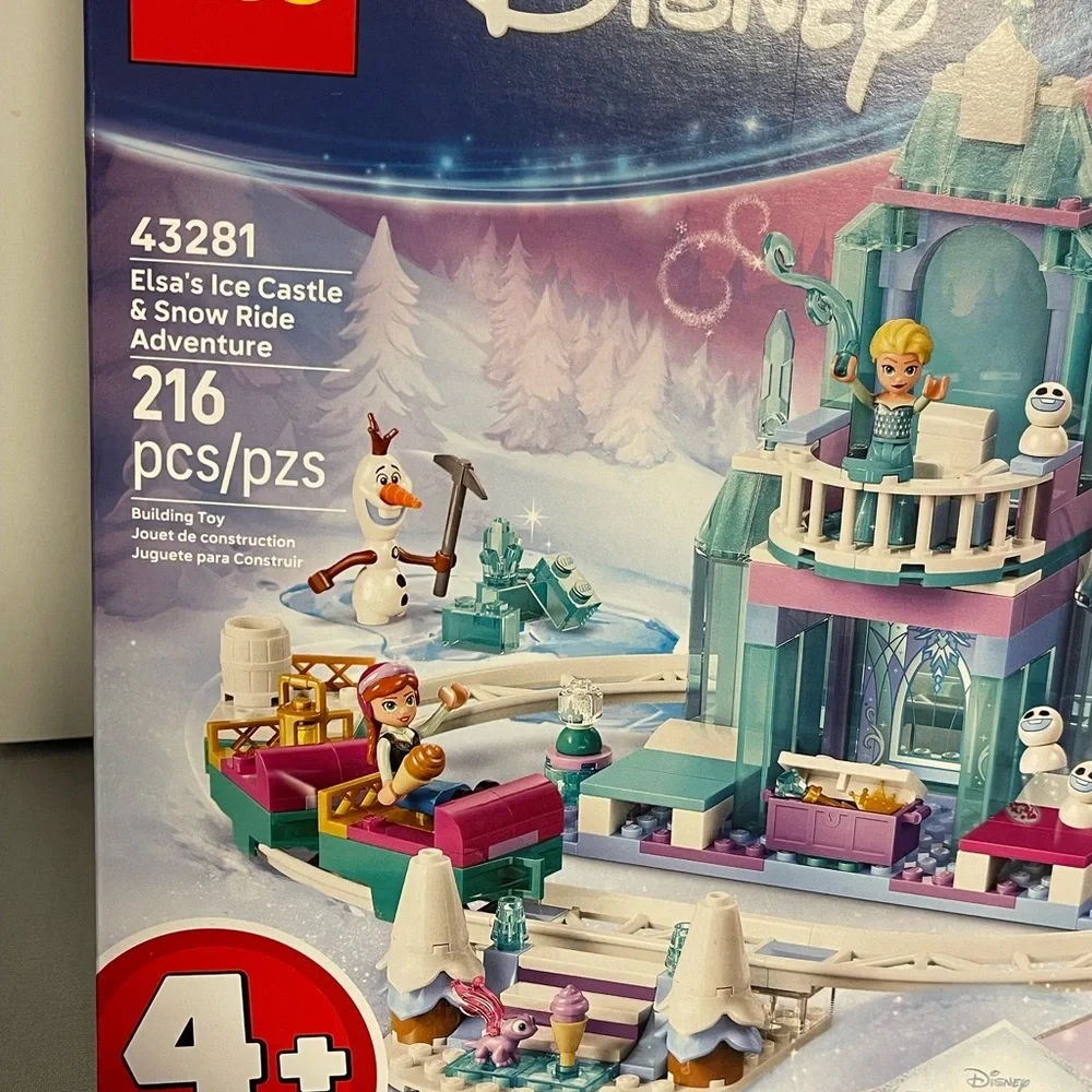 LEGO Disney Elsa's Ice Castle & Snow Ride Adventure 43281 216Pieces 4+NIB Sealed